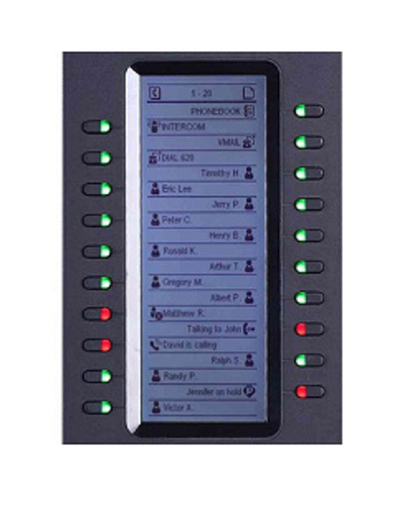 Grandstream Networks GXP2200EXT module IP Noir 20 boutons