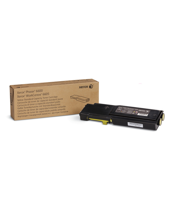 Xerox Cartouche de toner Jaune de Capacité standard Phaser 6600, WorkCentre 6605