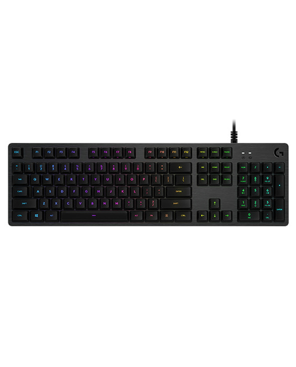 Logitech G G512 CARBON LIGHTSYNC RGB Mechanical Gaming Keyboard with GX Brown switches clavier Jouer USB AZERTY Français Charbon