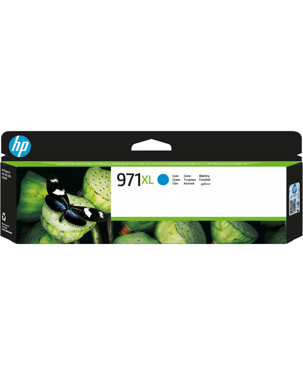 HP 971XL cartouche d'encre cyan grande capacité authentique
