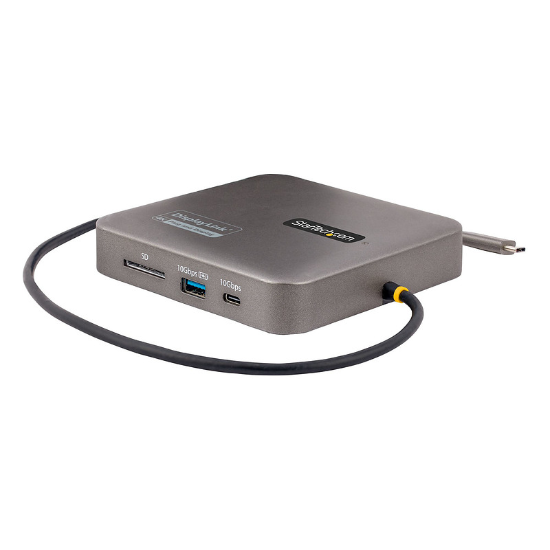 StarTech.com Adaptateur Multiport USB C Double HDMI Vidéo 4K 60Hz Hub USB AUSB C 10Gbps à 2 ports PD GbE SD Câble de 56cm DockStation d'Accueil de voyage Neuf - vue 4