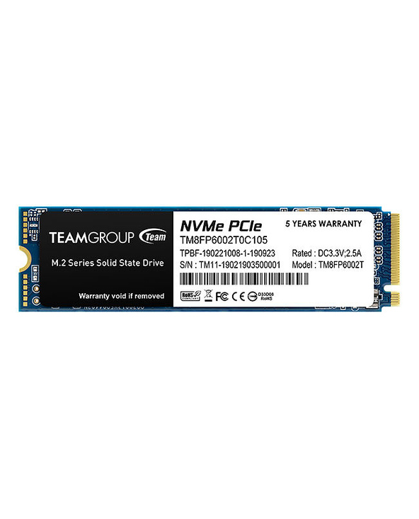Team Group MP33 M.2 2 To PCI Express 3.0 NVMe 3D NAND