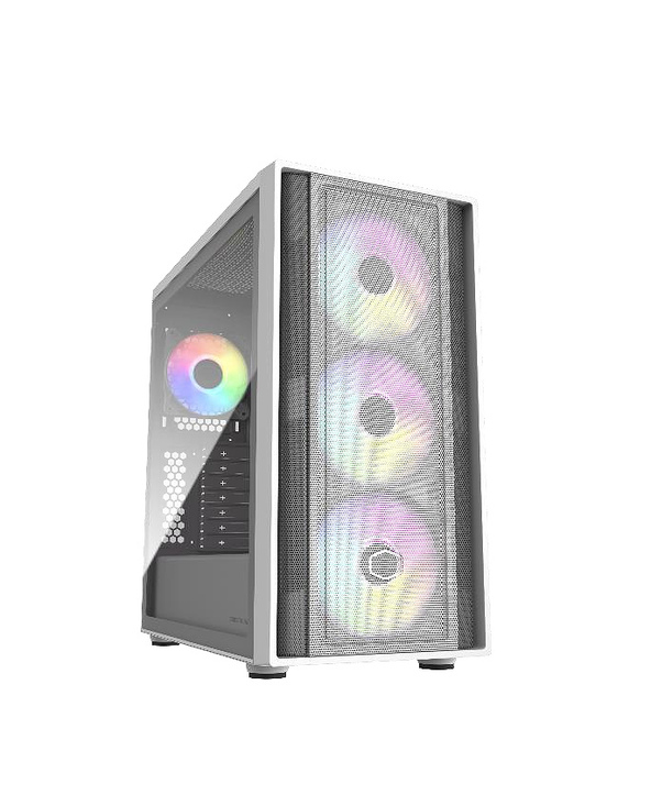 Cooler Master MasterBox 600 White Bureau Blanc