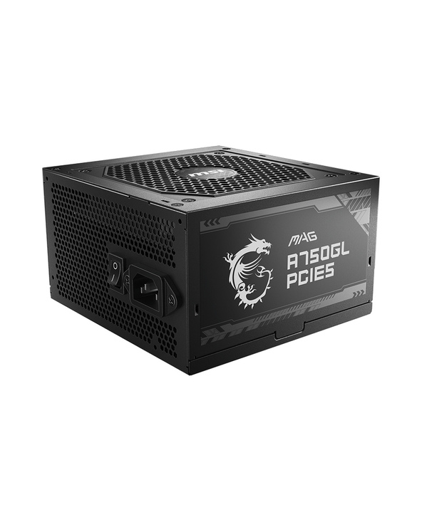 MSI MAG A750GL PCIE5 unité d'alimentation d'énergie 750 W 20+4 pin ATX ATX Noir