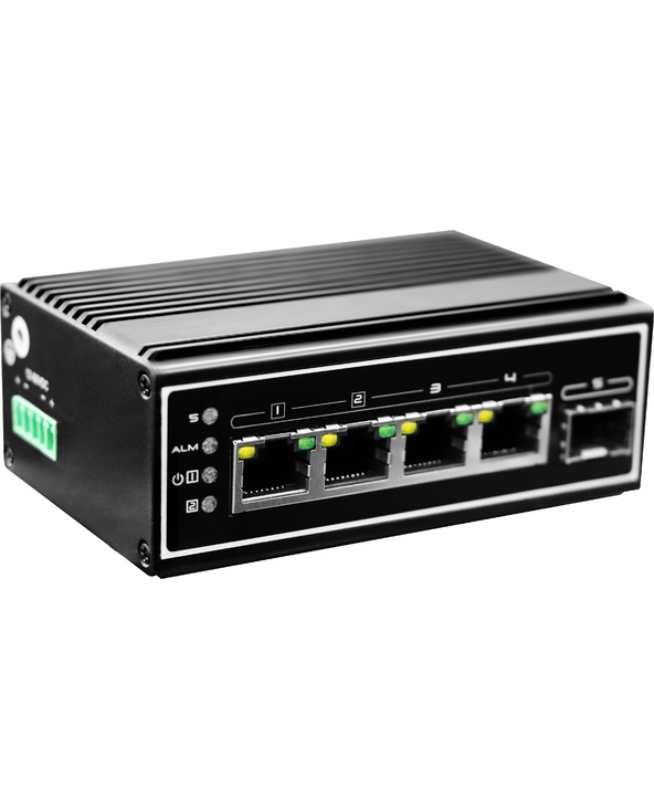 LevelOne IGP-0502 commutateur réseau Non-géré Gigabit Ethernet (10/100/1000) Connexion Ethernet, supportant l'alimentation via c