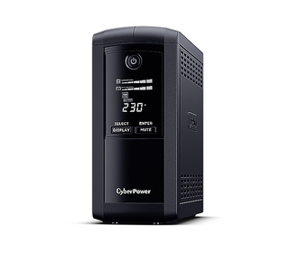 CyberPower VP700EILCD alimentation d'énergie non interruptible Interactivité de ligne 0,7 kVA 390 W 6 sortie(s) CA