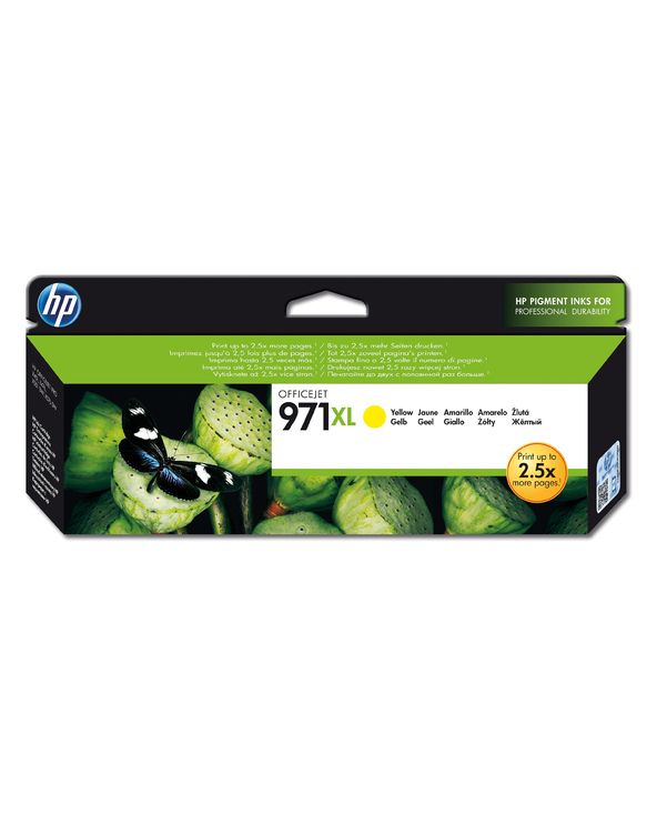 HP 971XL cartouche d'encre jaune grande capacité authentique