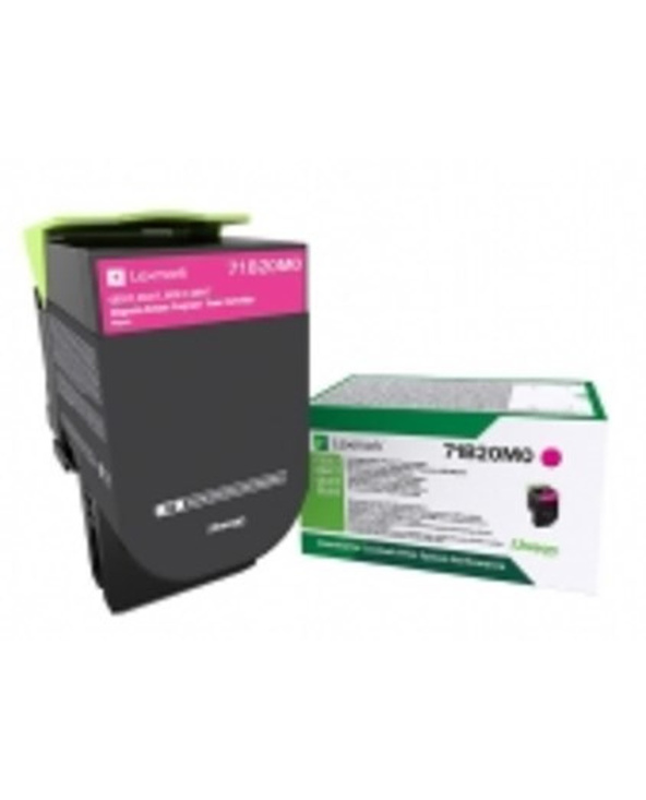 Lexmark 71B20M0 Cartouche de toner 1 pièce(s) Original Magenta