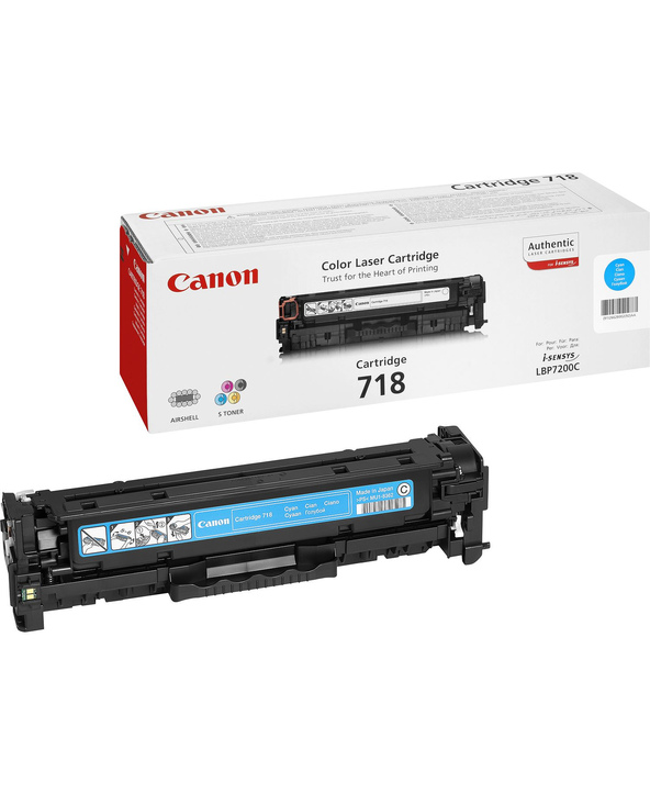 Canon CRG-718 C Cartouche de toner 1 pièce(s) Original Cyan