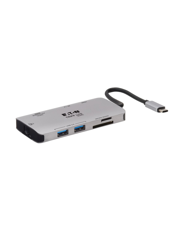 Tripp Lite U442-DOCK5-GY station d'accueil Avec fil USB 3.2 Gen 1 (3.1 Gen 1) Type-C Gris