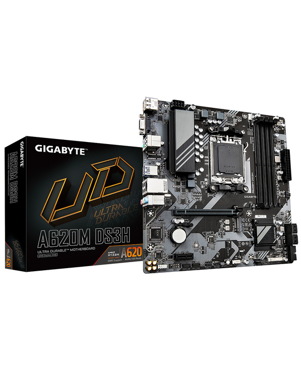 Gigabyte A620M DS3H carte mère AMD A620 Emplacement AM5 micro ATX