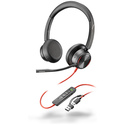 POLY Micro-casque Blackwire 8225 stéréo USB-C + adaptateur USB-C/A