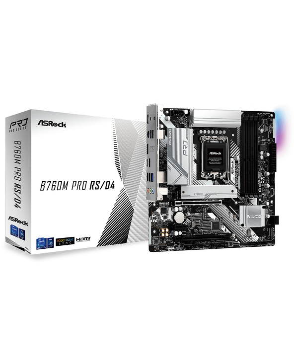 Asrock B760M PRO RS/D4 Intel B760 LGA 1700 micro ATX