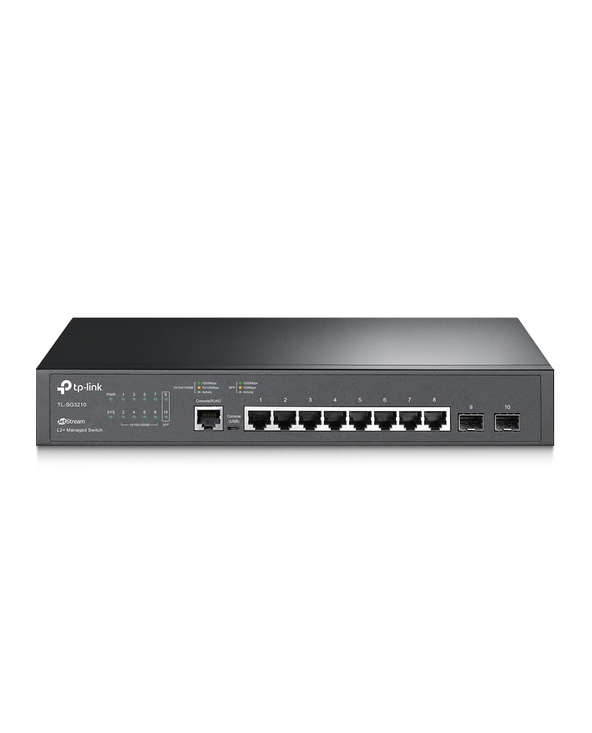 TP-Link JetStream TL-SG3210 commutateur réseau Géré L2/L3 Gigabit Ethernet (10/100/1000) 1U Noir