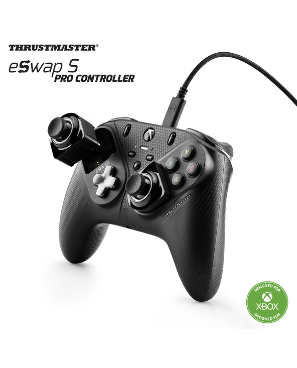 Thrustmaster ESWAP S PRO Noir USB Manette de jeu PC, Xbox One, Xbox One S, Xbox One X