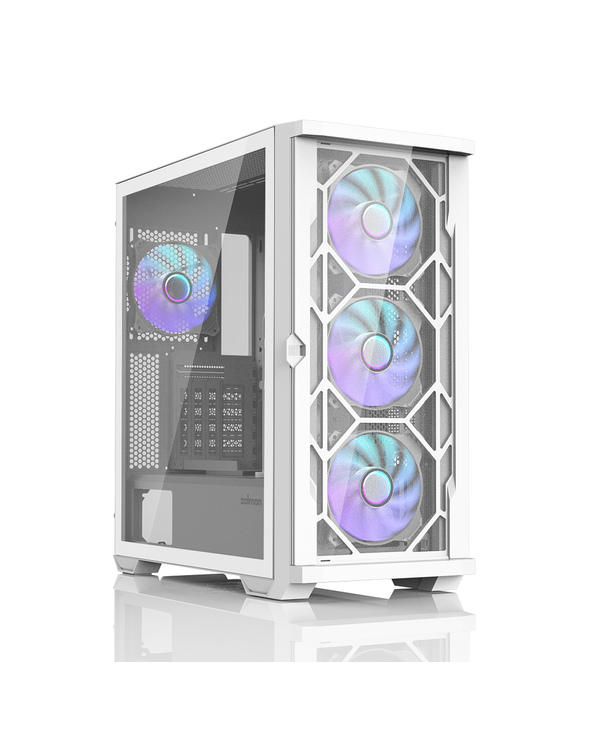 Zalman Z10 DUO WHITE unité centrale Midi Tower Blanc