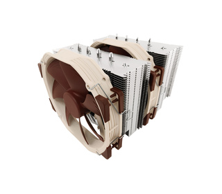 Noctua NH-D15 système de refroidissement d’ordinateur Processeur Refroidisseur 14 cm Beige, Marron, Acier