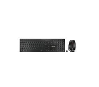 CHERRY DW 9500 SLIM clavier Souris incluse Universel RF sans fil + Bluetooth AZERTY Français Noir, Gris