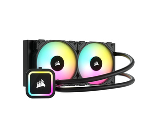 Corsair CW-9060065-WW2 système de refroidissement d’ordinateur Processeur Refroidisseur de liquide tout-en-un 12 cm Noir 1 pièce