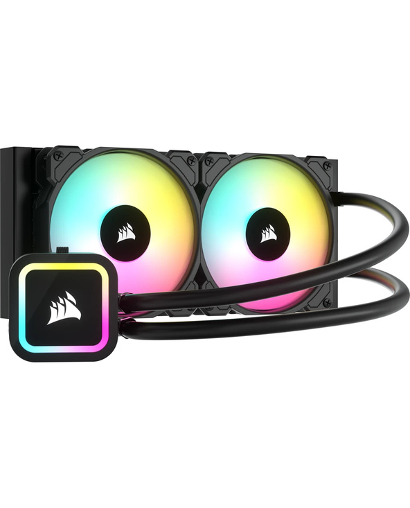 Corsair CW-9060065-WW2 système de refroidissement d’ordinateur Processeur Refroidisseur de liquide tout-en-un 12 cm Noir 1 pièce