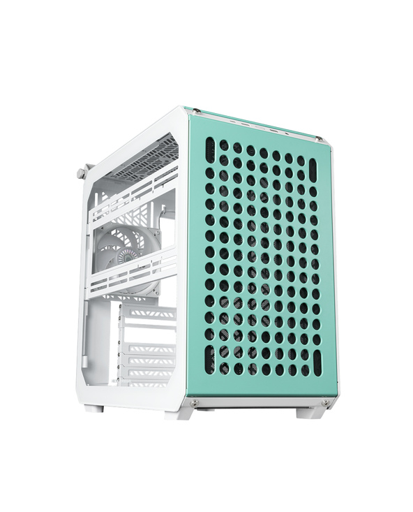 Cooler Master QUBE 500 Flatpack Macaron Edition Midi Tower Crème, Couleur menthe, Rose