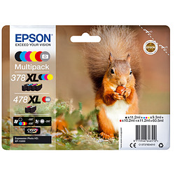 Epson Squirrel Multipack 6-colours 378XL / 478XL Claria Photo HD Ink