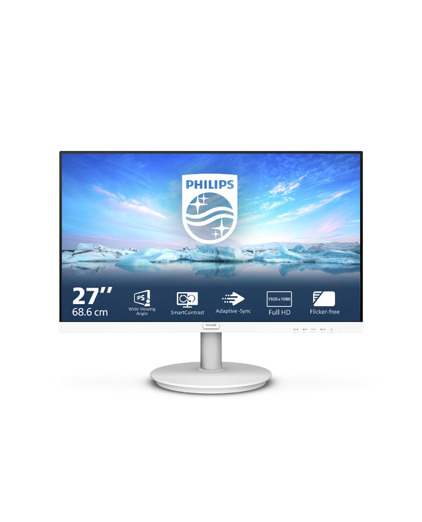 Philips V Line 271V8AW/00 27" LCD Full HD Blanc