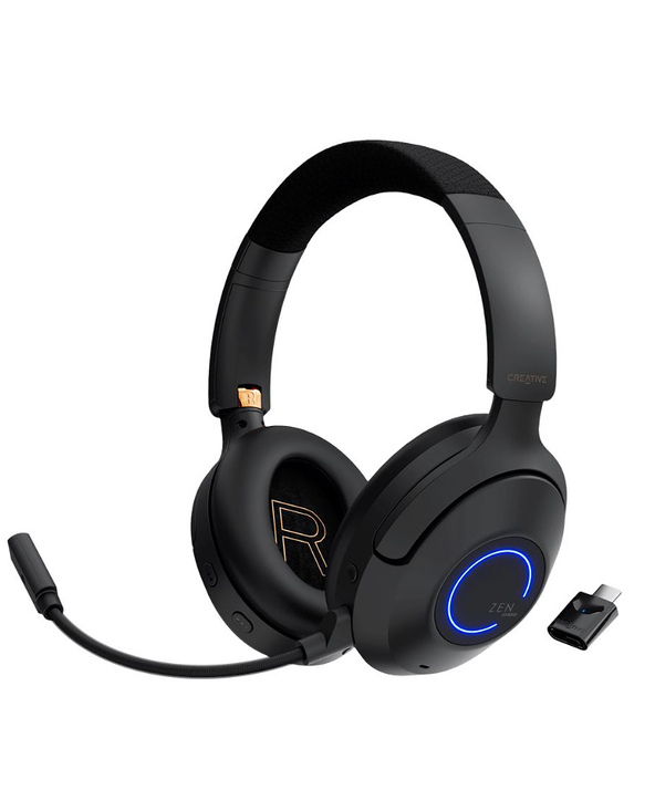 Creative Labs Zen Hybrid Pro Classic Casque Sans fil Arceau Jouer USB Type-C Bluetooth Noir