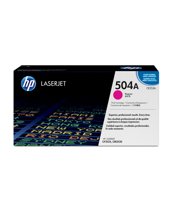 HP 504A toner LaserJet magenta authentique