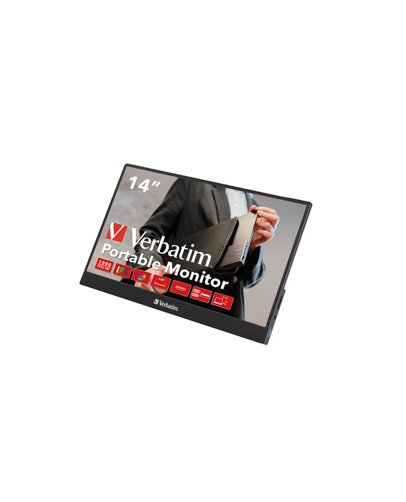 Verbatim 49590 14" LCD Full HD 6 ms Noir