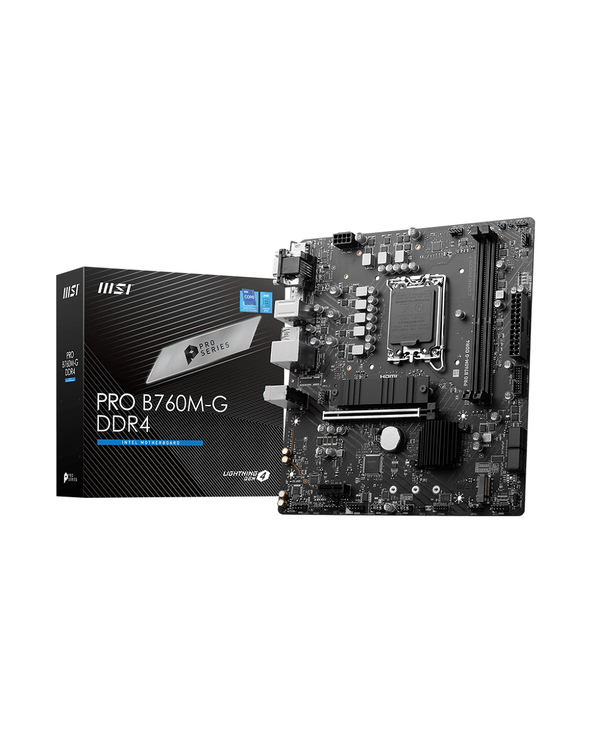 MSI PRO B760M-G DDR4 carte mère Intel B760 LGA 1700 micro ATX