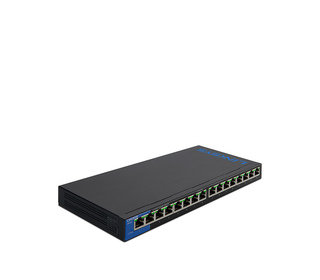 Linksys Commutateur Gigabit PoE de bureau à 16 ports (LGS116P)