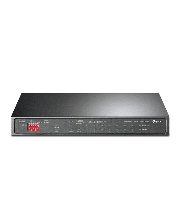 TP-Link TL-SG1210MP commutateur réseau Non-géré Gigabit Ethernet (10/100/1000) Connexion Ethernet, supportant l'alimentation via