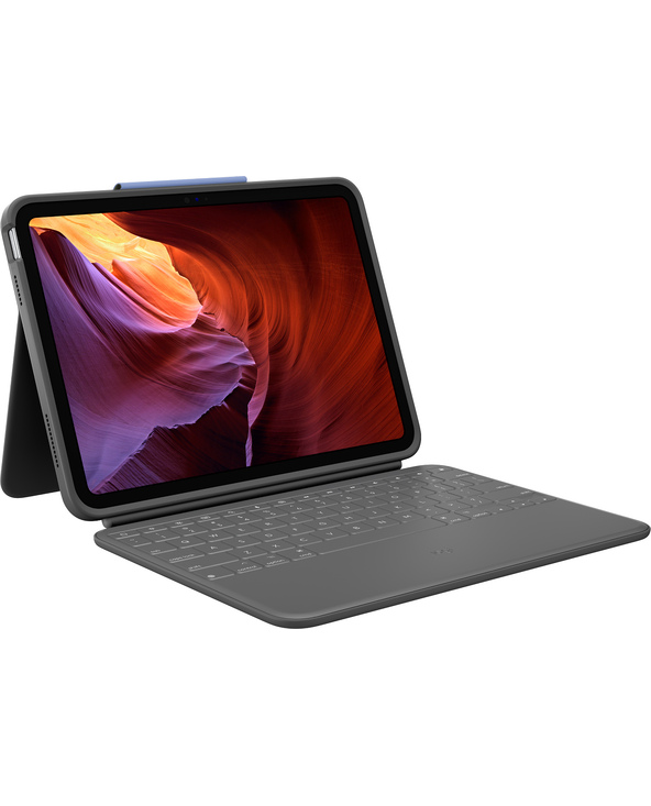 Logitech Rugged Folio AZERTY Français Smart Connector Graphite