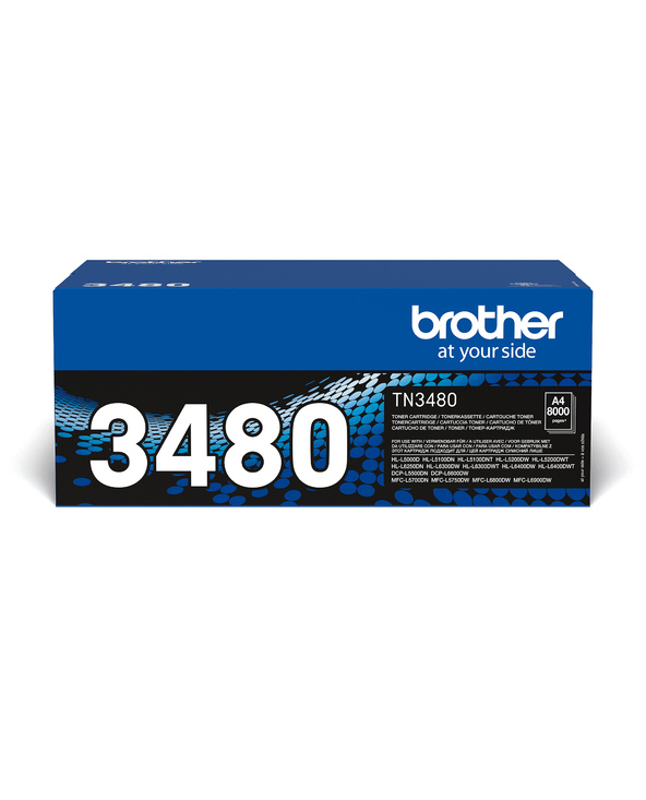Brother Cartouche de toner TN-3480 originale – Noir
