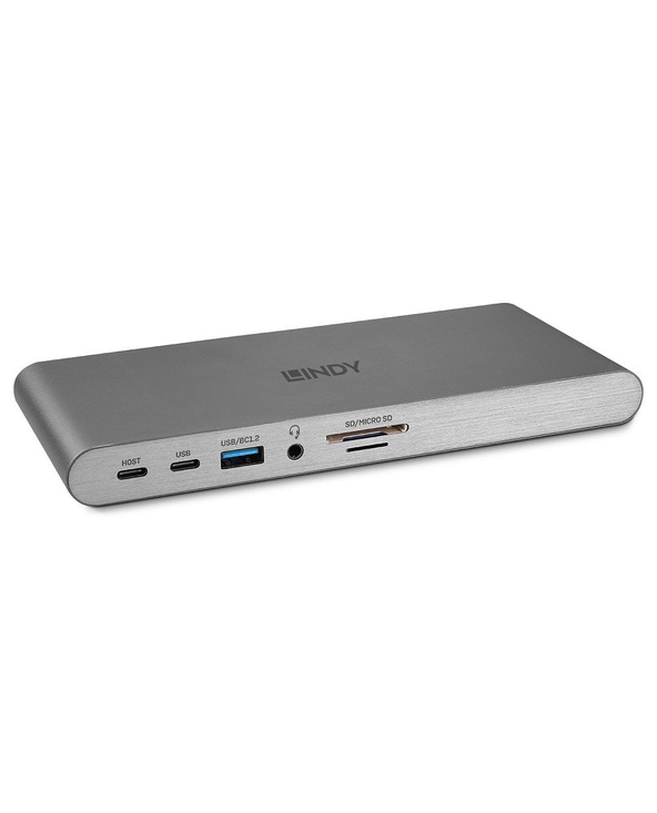 Lindy 43349 station d'accueil Avec fil USB 3.2 Gen 1 (3.1 Gen 1) Type-C Argent