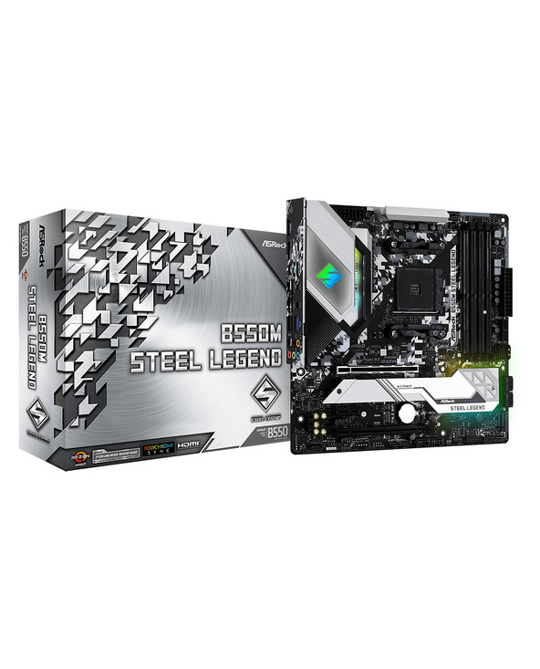 Asrock B550M Steel Legend AMD B550 Emplacement AM4 micro ATX