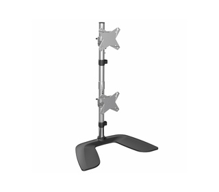 StarTech.com Bras pour écran PC double affichage à fixation verticale - Aluminium