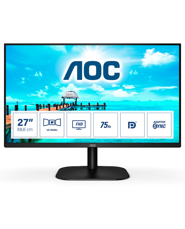 AOC B2 27B2QAM 27" LED Full HD 4 ms Noir