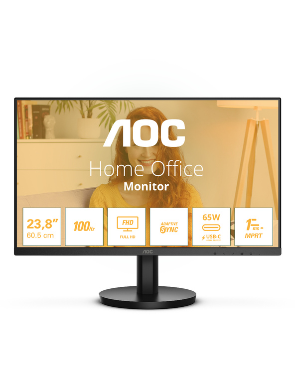 AOC 24B3CA2 23.8" LED Full HD 4 ms Noir