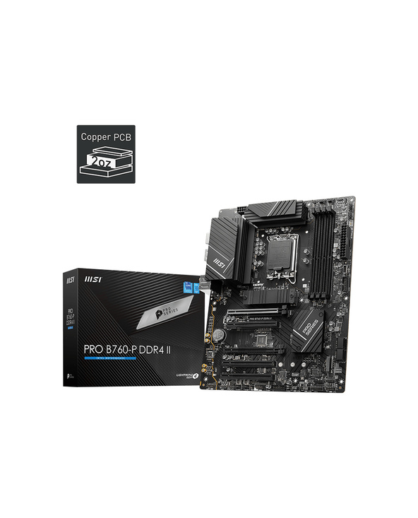 MSI PRO B760-P DDR4 II carte mère Intel B760 LGA 1700 ATX