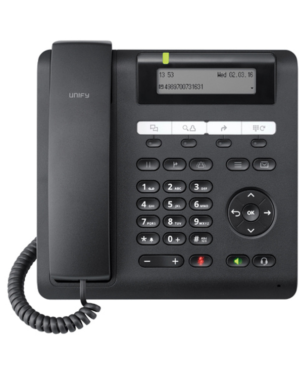 Unify OpenScape Desk Phone CP205 téléphone fixe Noir