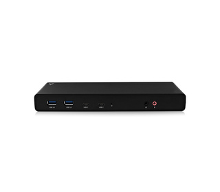 V7 Station d'accueil universelle USB-C avec alimentation, double écran 4K, port d'affichage HDMI et Displaylink jusqu'à 65 W