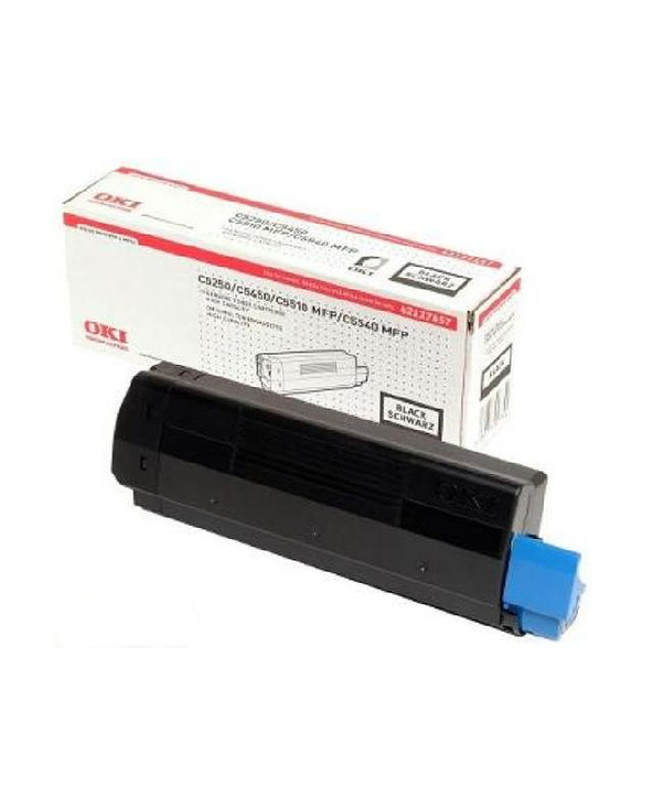 OKI Black Toner Cartridge Cartouche de toner Original Noir