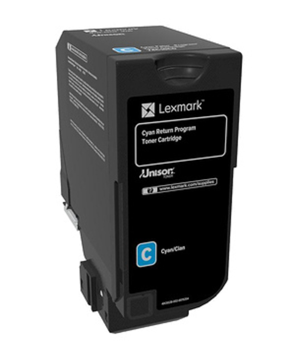 Lexmark 74C20C0 Cartouche de toner 1 pièce(s) Original Cyan