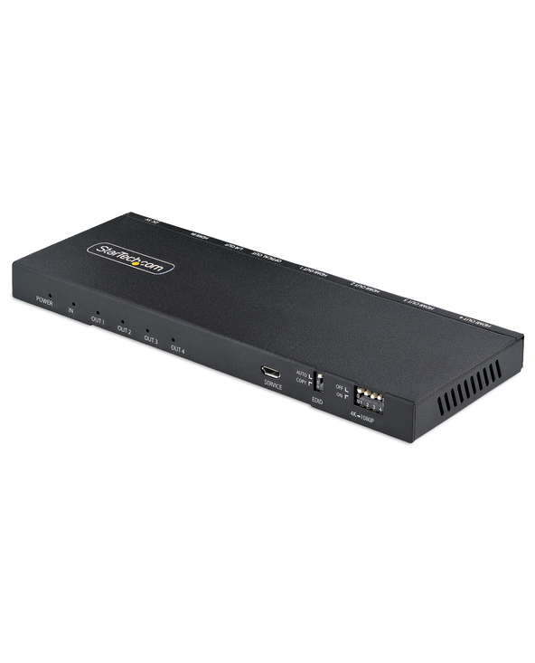 StarTech.com Splitter HDMI 4 Ports - Répartiteur HDMI 4K 60Hz avec Scaler Intégré - Répartiteur HDMI 1 Entrée 4 Sorties - Splitt