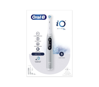 Oral-B iO 6S Adulte Brosse à dents vibrante Gris, Blanc