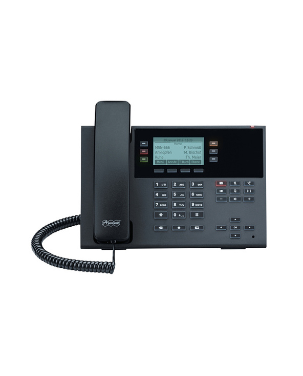 Auerswald COMfortel D-210 téléphone fixe Noir 3 lignes LCD