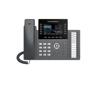 Grandstream Networks GRP2636 téléphone fixe Noir 12 lignes LCD Wifi