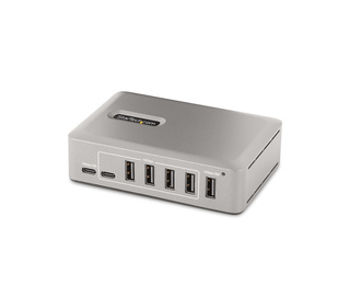 StarTech.com Hub USB-C à 10 Ports - 8x USB-A et 2x USB-C - Hub USB Type-C Auto-Alimenté avec Bloc d'Alimentation 65W - USB 3.1 1